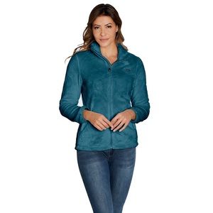 The North Face Osito teal jacket
